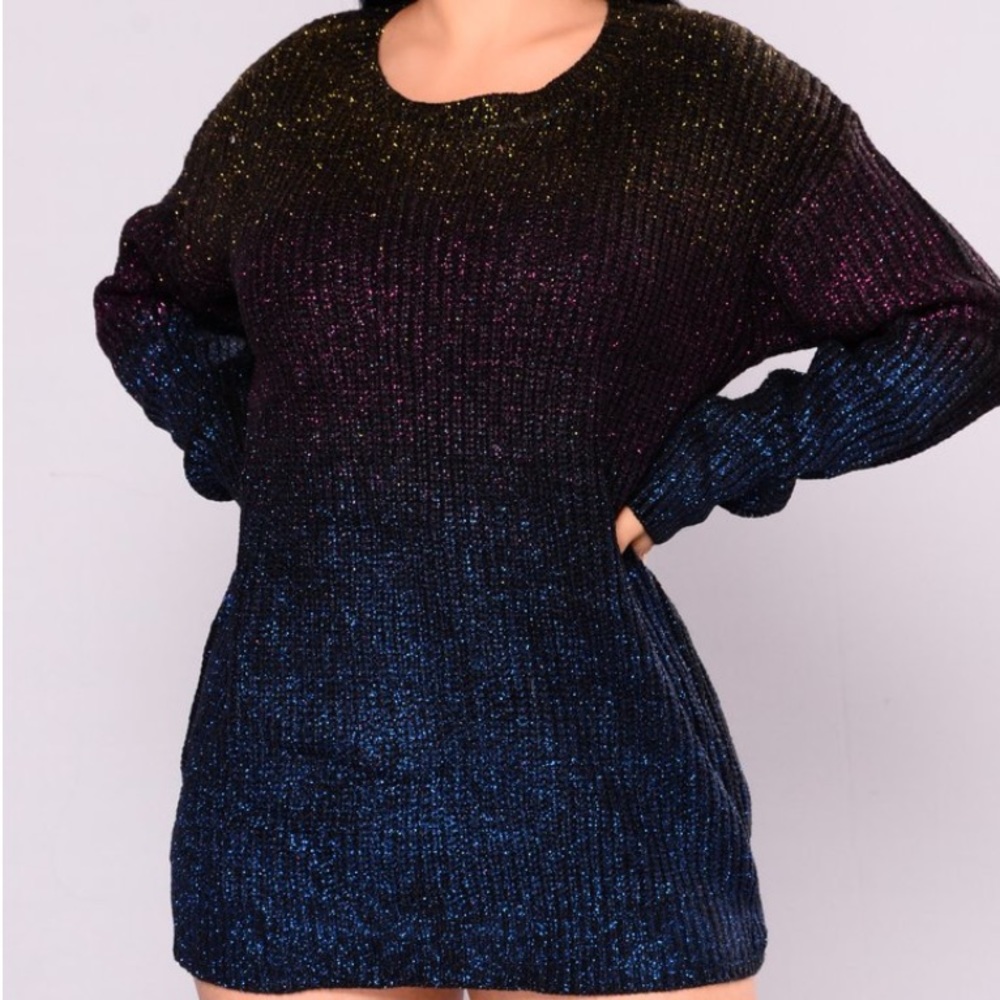 💐HOST PICK💐 Sparkly Ombré Winter Sweater